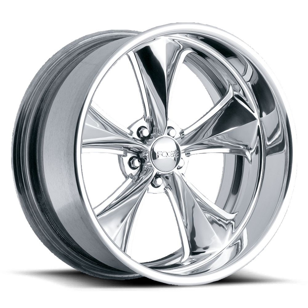 18X7 Foose 2PC F201 NITROUS HIGH LUSTER POLISHED 5X120.65