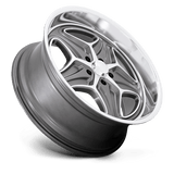 22X10.5 Foose 1PC F172 MERLOT ANTHRACITE MACHINED 5X127