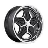 22X10.5 Foose 1PC F171 MERLOT GLOSS BLACK MACHINED 5X127