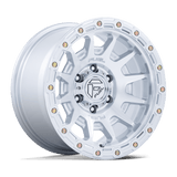 17X8.5 Fuel 1PC FC884 FORTRESS RIMS - GLOSS SILVER W/ MACHINED FACE 6X114.3