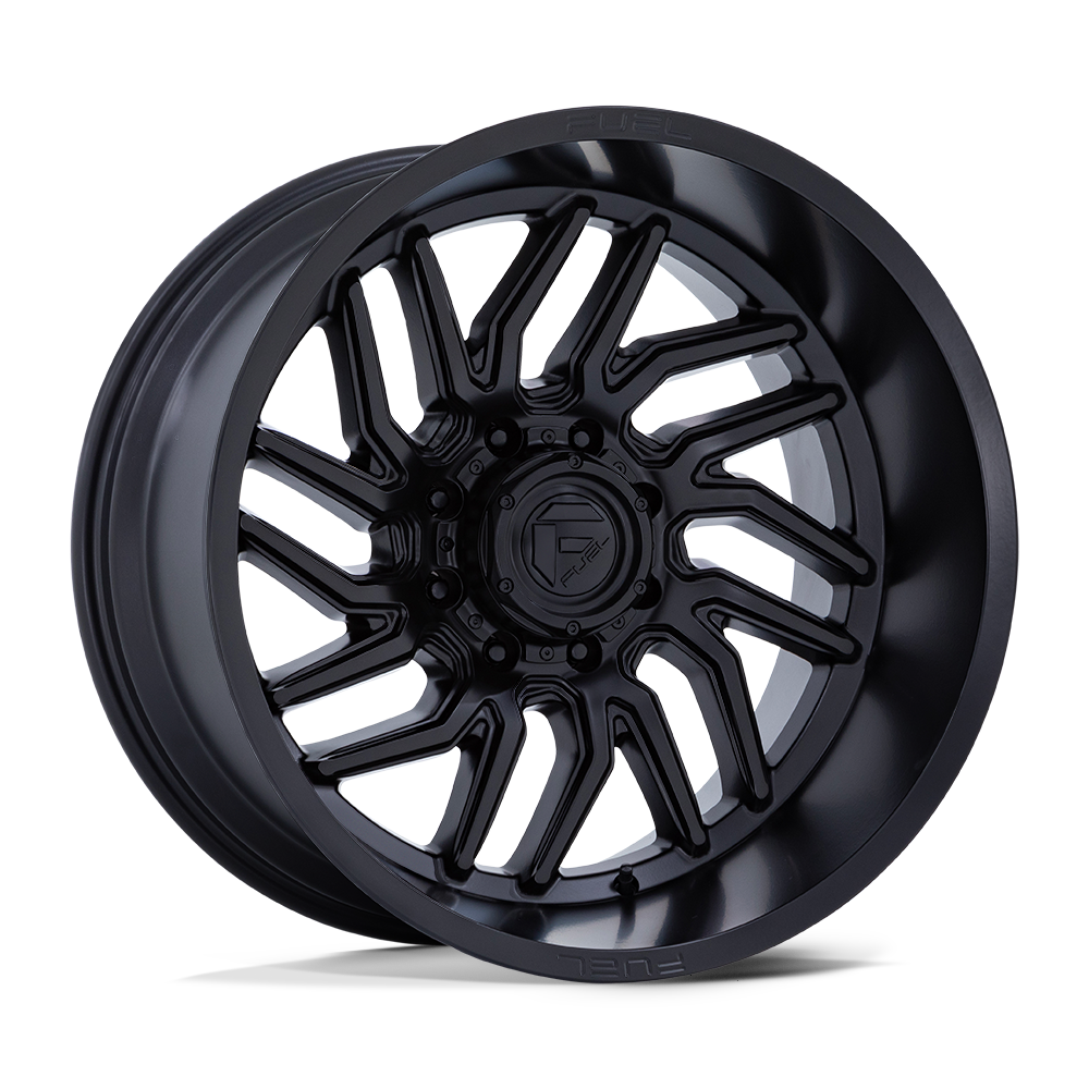 20X9 Fuel 1PC D864 HURRICANE RIMS - BLACKOUT 8X165.1