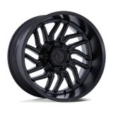 20X9 Fuel 1PC D864 HURRICANE RIMS - BLACKOUT 8X165.1