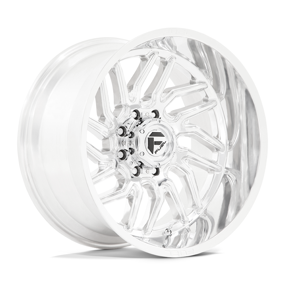 20X10 Fuel 1PC D809 HURRICANE RIMS - POLISHED MILLED 8X165.1