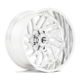 24X12 Fuel 1PC D809 HURRICANE RIMS - POLISHED MILLED 8X165.1
