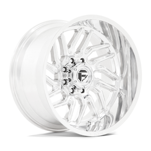 24X12 Fuel 1PC D809 HURRICANE RIMS - POLISHED MILLED 8X165.1