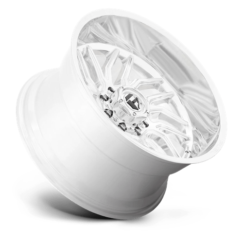 24X12 Fuel 1PC D809 HURRICANE RIMS - POLISHED MILLED 8X165.1