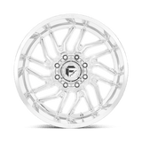 20X9 Fuel 1PC D809 HURRICANE RIMS - POLISHED MILLED 8X165.1