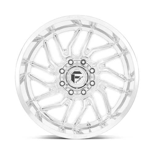 22X12 Fuel 1PC D809 HURRICANE RIMS - POLISHED MILLED 8X165.1