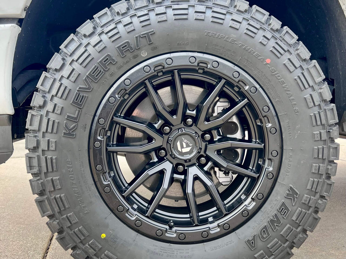 16X8 Fuel 1PC D679 REBEL RIMS - MATTE BLACK 6X139.7
