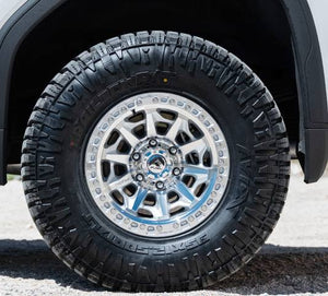 18X9 Fuel 1PC D883 COVERT RIMS - SILVER W/ MACHINED FACE 6X139.7