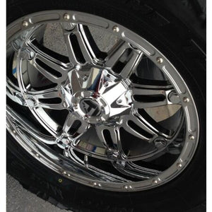 22X9.5 Fuel 1PC D530 HOSTAGE RIMS - CHROME PLATED 6X135/6X139.7