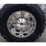 20X10 Fuel 1PC D530 HOSTAGE RIMS - CHROME PLATED 6X135/6X139.7