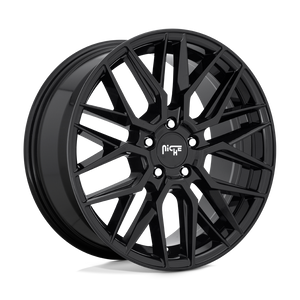 18X8 Niche 1PC M224 GAMMA GLOSS BLACK 5X112