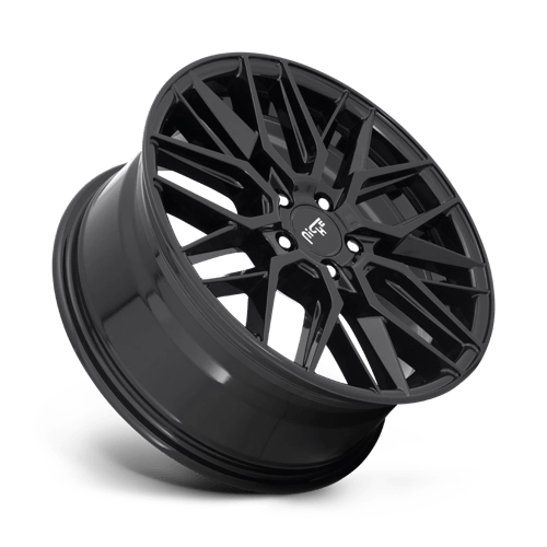 18X8 Niche 1PC M224 GAMMA GLOSS BLACK 5X112
