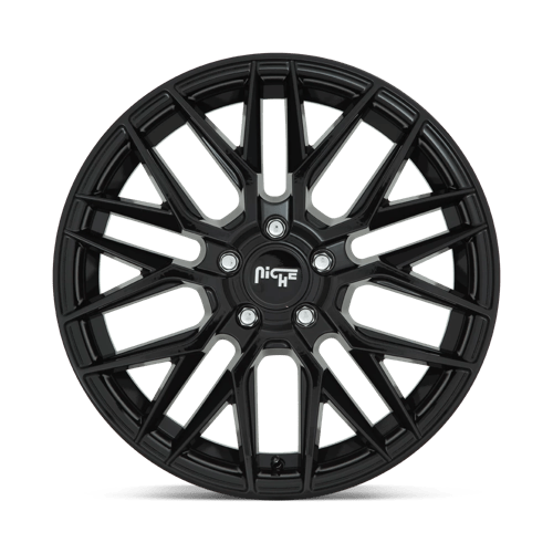 18X8 Niche 1PC M224 GAMMA GLOSS BLACK 5X112