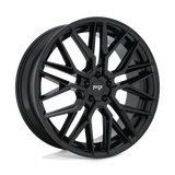 24X10 Niche 1PC M224 GAMMA GLOSS BLACK 5X112