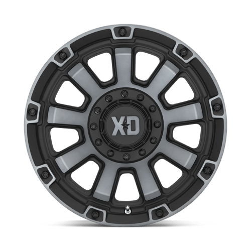 20X10 XD XD852 GAUNTLET SATIN BLACK W/ GRAY TINT BLANK