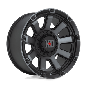 20X10 XD XD852 GAUNTLET SATIN BLACK W/ GRAY TINT 6X135/6X139.7