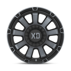 20X10 XD XD852 GAUNTLET SATIN BLACK W/ GRAY TINT 6X135/6X139.7