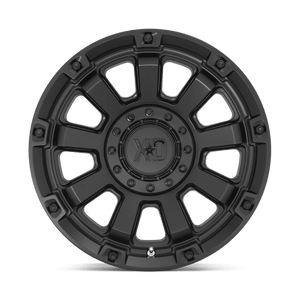 17X9 XD XD852 GAUNTLET SATIN BLACK BLANK