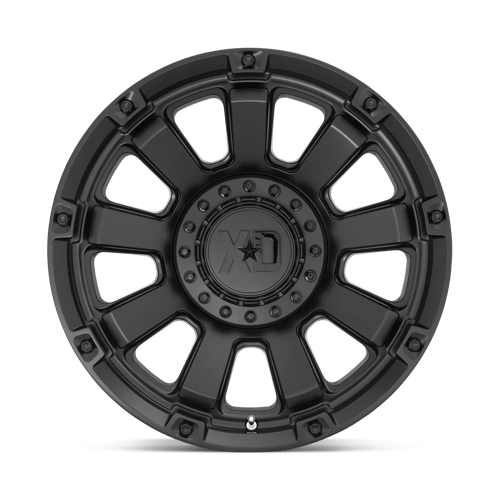 20X10 XD XD852 GAUNTLET SATIN BLACK 6X135/6X139.7