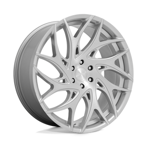 20X9 DUB 1PC S261 G.O.A.T. SILVER BRUSHED FACE 5X120