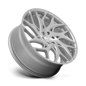 24X10 DUB 1PC S261 G.O.A.T. SILVER BRUSHED FACE 5X127