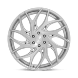 20X9 DUB 1PC S261 G.O.A.T. SILVER BRUSHED FACE 5X120