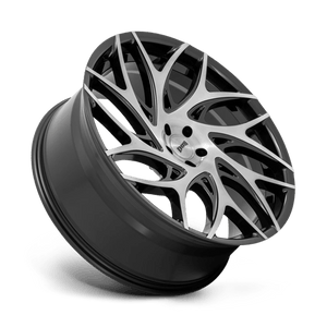 24X10 DUB 1PC S260 G.O.A.T. BRUSH FACE GBLK DRK TINT SPOKE 5X127
