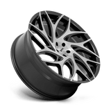 24X10 DUB 1PC S260 G.O.A.T. BRUSH FACE GBLK DRK TINT SPOKE 6X135