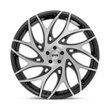 24X10 DUB 1PC S260 G.O.A.T. BRUSH FACE GBLK DRK TINT SPOKE 6X139.7