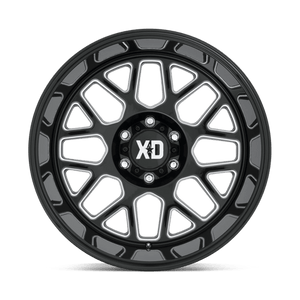 20X10 XD XD849 GRENADE II GLOSS BLACK MILLED 6X135