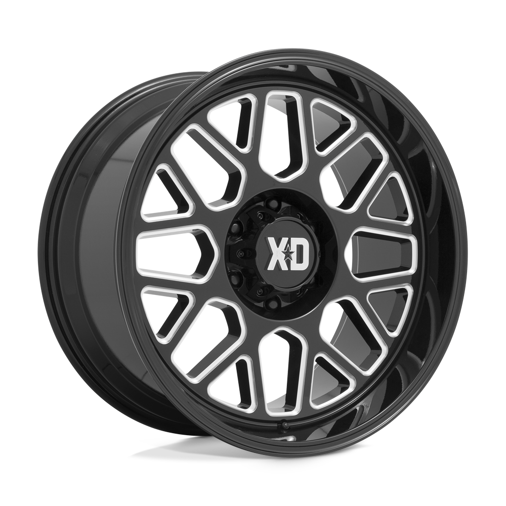 20X9 XD XD849 GRENADE II GLOSS BLACK MILLED 5X127