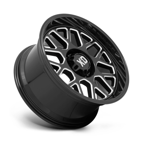 20X10 XD XD849 GRENADE II GLOSS BLACK MILLED 5X139.7