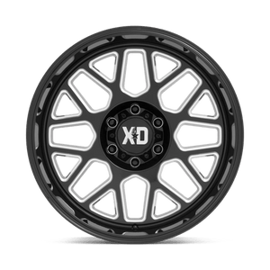 20X9 XD XD849 GRENADE II GLOSS BLACK MILLED 5X127