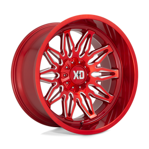 22X12 XD XD859 GUNNER CANDY RED MILLED 5X127/5X139.7