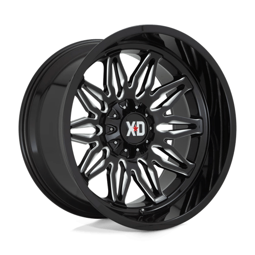 20X10 XD XD859 GUNNER GLOSS BLACK MILLED 5X127/5X139.7