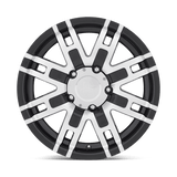 17X8 Helo HE835 GLOSS BLACK MACHINED 6X139.7