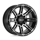 20X9 Helo HE900 GLOSS BLACK MACHINED 6X139.7