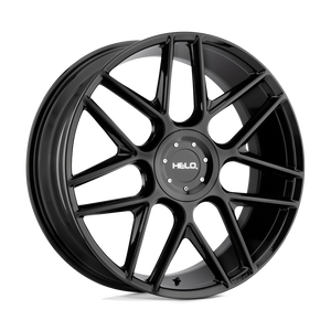 20X8.5 Helo HE912 GLOSS BLACK 5X112