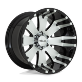 20X12 Helo HE917 GLOSS BLACK MACHINED 5X139.7