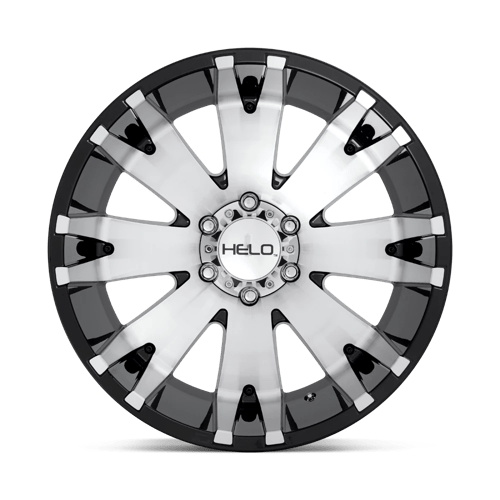20X9 Helo HE917 GLOSS BLACK MACHINED 5X127