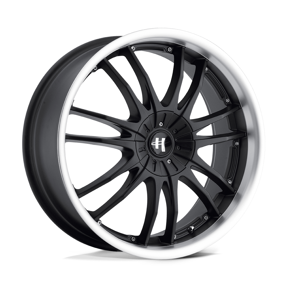 18X8 Helo HE845 GLOSS BLACK MACHINED 5X115/5X120
