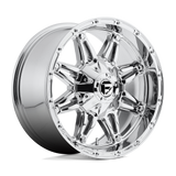 20X10 Fuel 1PC D530 HOSTAGE RIMS - CHROME PLATED 6X135/6X139.7