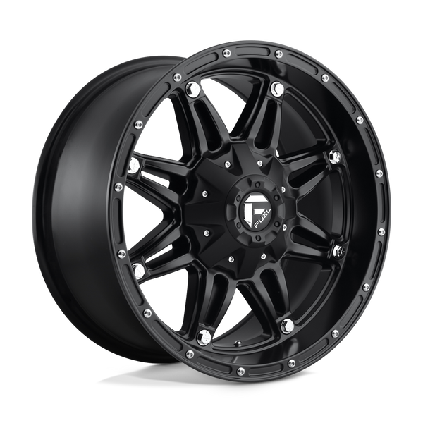 18X9 Fuel 1PC D531 HOSTAGE RIMS - MATTE BLACK 6X135/6X139.7