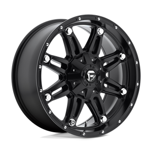 20X9 Fuel 1PC D531 HOSTAGE RIMS - MATTE BLACK 6X135/6X139.7