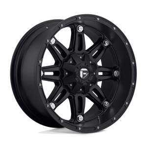 20X10 Fuel 1PC D531 HOSTAGE RIMS - MATTE BLACK 6X135/6X139.7