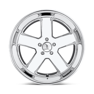 22X9 US Mag 1PC U116 HUSTLER CHROME PLATED 5X127