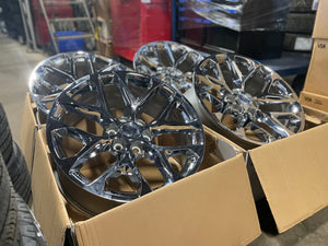 20” Rims – Made to Fit GMC Sierra 1500 | OE Style | 2007 2008 2009 2010 2011 2012 2013 2014 2015 2016 2017 2018 2019 2020 2021 2022 2023 2024 2025 20x9 Wheels Brand New – Model 13