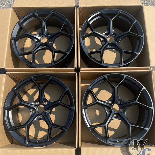 20” Wheels Fit Audi Q3 2019–2025 |  OE Style Rims |  Matte Black |  Set of 4